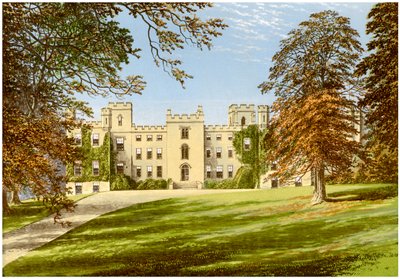 Mulgrave kastély, Yorkshire, Normanby márki otthona, 1880 alkotó: Unbekannt