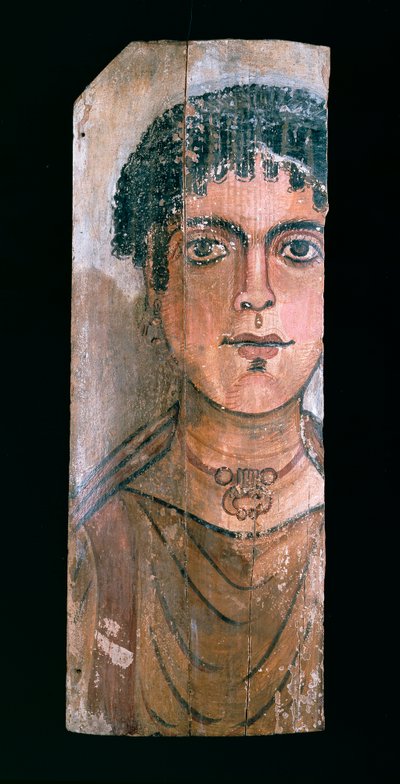 Múmiaportré, Kr.u. 90-110. alkotó: Unbekannt