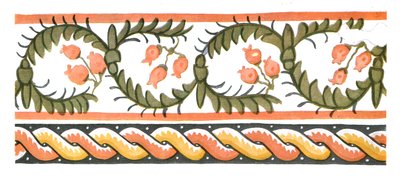 Falfestmények a Szent Apolló-kolostor romjaiban, Bawitban, Egyiptomban, 1928. alkotó: Unbekannt