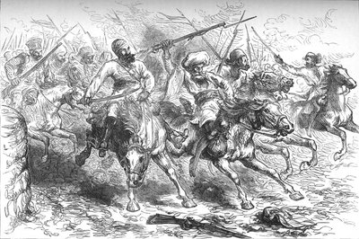 Mutineers Advancing on Delhi, 1880 alkotó: Unbekannt