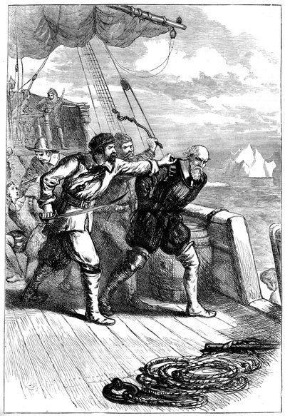Lázadás Henry Hudsons hajón, 1611 c1880 alkotó: Unbekannt