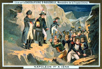 Napóleon a jénai csatában, 1806. október 14., XIX alkotó: Unbekannt