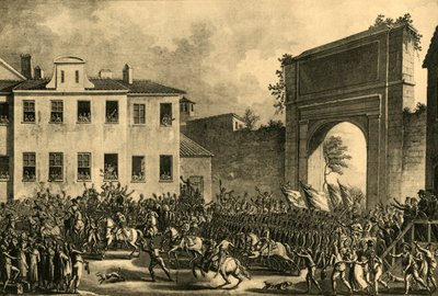 Napóleon belép Milánóba, 1796. május 14-én, 1921. alkotó: Unbekannt