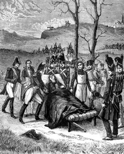 Napóleon Duroc felé futott, aki még élt, 1813 1882-1884 alkotó: Unbekannt