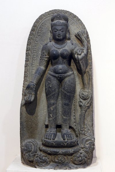 Indiai Nemzeti Múzeum, Delhi. Tara. Pala, Kr.u. 8. század, Bihar. Kő. India. alkotó: Unbekannt