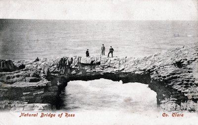 Natural Bridge of Ross, Clare megye, Írország, 1906 alkotó: Unbekannt