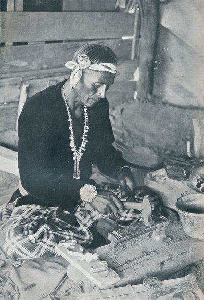 Navajo ezüst és türkiz ékszerek, 1931 alkotó: Unbekannt