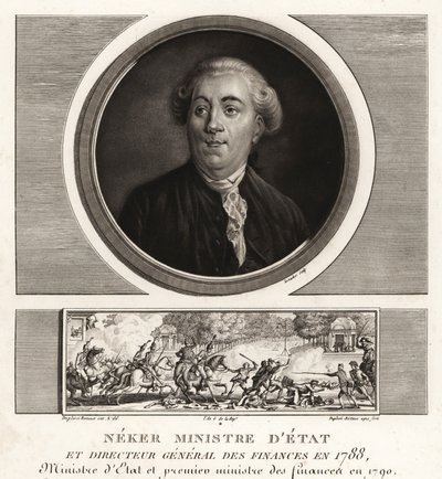 Neker vagy Jacques Necker államminiszter és pénzügyek főigazgatója alkotó: Unbekannt