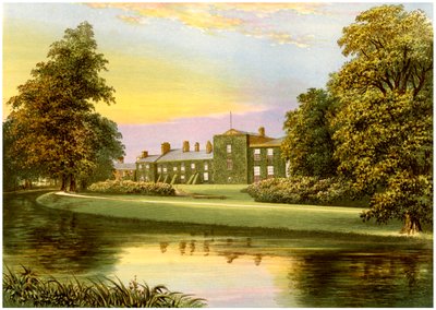 Netherhall, Cumbria, a Pocklington-Senhouse család otthona, 1880 alkotó: Unbekannt