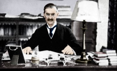 Neville Chamberlain 1869-1940, brit miniszterelnök, 1930-as évek 1936 alkotó: Unbekannt