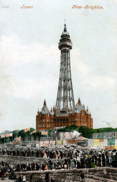 New Brighton Tower, Wallasey, Cheshire, 1898-c1921 alkotó: Unbekannt