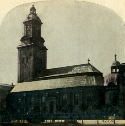 Új templom, Bergen, Norvégia, 1900. alkotó: Unbekannt