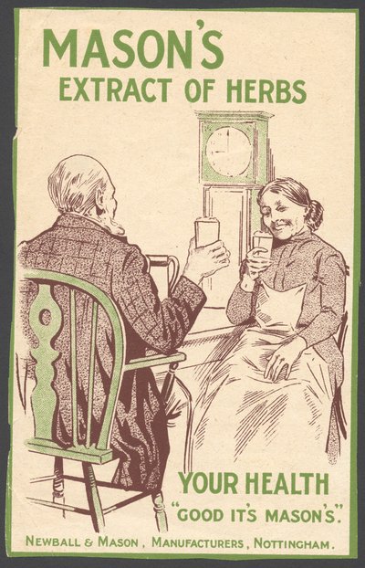 Newball és Mason gyógynövénykivonat, 1890-es évek alkotó: Unbekannt
