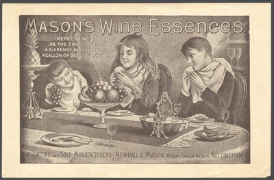 Newball és Mason boresszenciák, 1890-es évek alkotó: Unbekannt