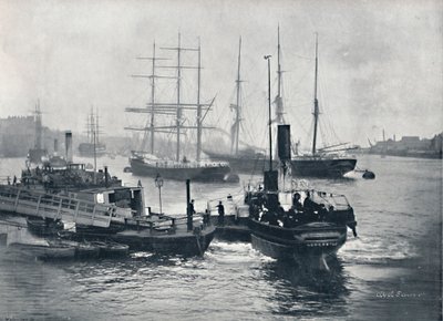 Newcastle-On-Tyne – Kilátás a Tyne-ra, 1895 alkotó: Unbekannt