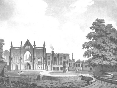 Newstead apátság, Nottinghamshire, 18. század alkotó: Unbekannt
