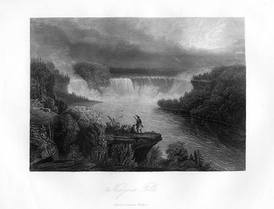 Niagara-vízesés, 1855 alkotó: Unbekannt