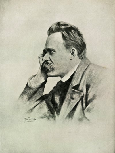 Nietzsche, 1919. alkotó: Unbekannt
