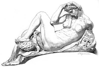 Éjszaka Julian de Medici sírjától, San Lorenzo-bazilika, Firenze, Olaszország, 1882 alkotó: Unbekannt
