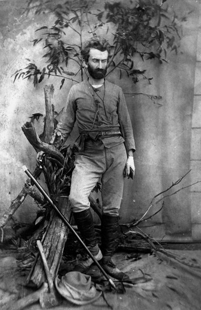 Nikolai Nikolaevich Miklukho-Maklai, orosz antropológus, Queensland, Ausztrália, 1880 alkotó: Unbekannt