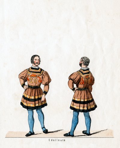 Nemes, Shakespeare VIII. Henrik drámájának jelmezterve, XIX alkotó: Unbekannt