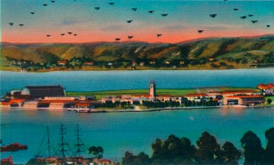 Északi-sziget. Amerikai haditengerészeti légiállomás. San Diego, Kalifornia, 1941 alkotó: Unbekannt