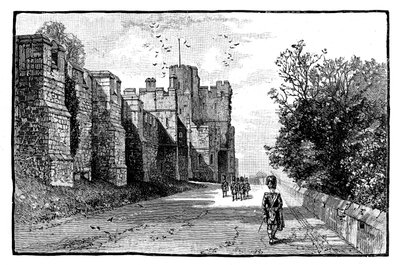 North Terrace és Wykeham Tower, Windsor Castle, 1888 alkotó: Unbekannt