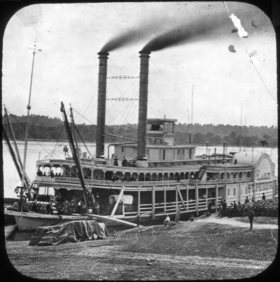 Northern Line Packet Company lapátos gőzhajó Lake Superior, USA, 1870-es évek alkotó: Unbekannt
