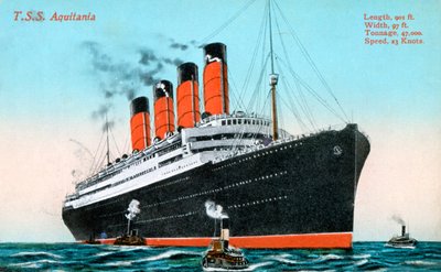 RMS Aquitania óceánjáró, XX. század alkotó: Unbekannt