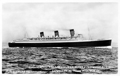 RMS Queen Mary óceánjáró, XX. század alkotó: Unbekannt