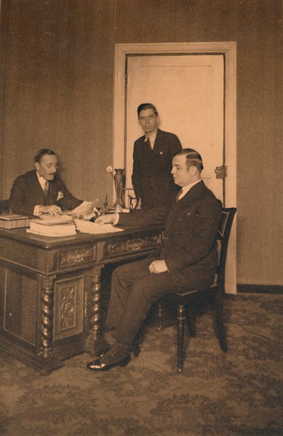 A kubai brüsszeli nagykövetség titkári irodája, Belgium, 1927. alkotó: Unbekannt