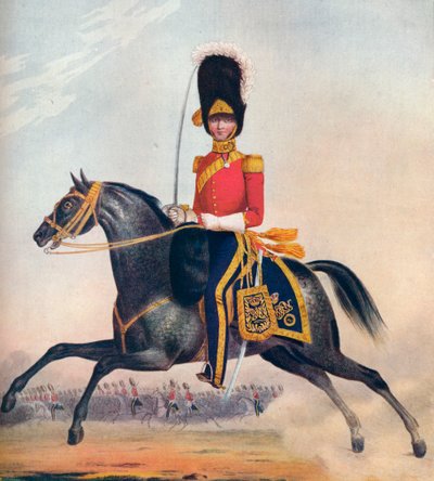 A 2. R. N. Brit tisztje. Dragoons, 1833. 1914 alkotó: Unbekannt