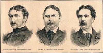 A zulu háborúban elesett tisztek, 1879. alkotó: Unbekannt