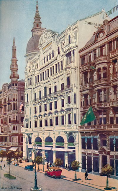 A Jornal do Commercio irodái, Avenida Rio Branco, 1914 alkotó: Unbekannt