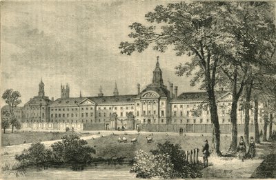Régi Bethlehem Kórház, Moorfields 1750 körül, 1872 körül. alkotó: Unbekannt