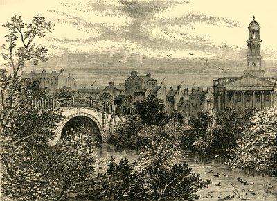 Old Bridge Over the Lake, Regents Park, 1847, c1876. alkotó: Unbekannt