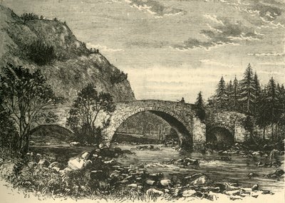 Régi híd Invercauldban, 1898. alkotó: Unbekannt