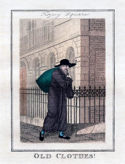 Old Clothes!, Fitzroy Square, London, 1805 alkotó: Unbekannt