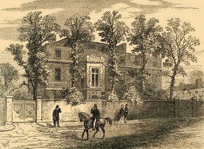Old Gore House, 1830-ban, 1876 körül. alkotó: Unbekannt