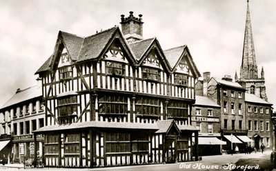 Old House, Hereford, Herefordshire, 20. század eleje alkotó: Unbekannt