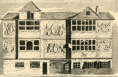 Régi házak Korábban Bankside-ban, 1878. alkotó: Unbekannt
