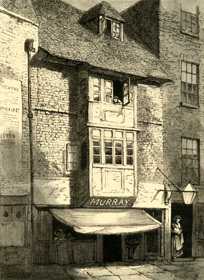 Régi házak a Wych Street-ben, 1881. alkotó: Unbekannt