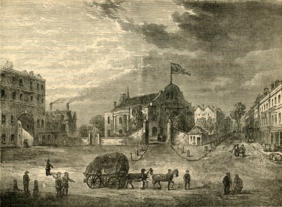 Old Kensington Church, 1750 körül, 1876 körül. alkotó: Unbekannt