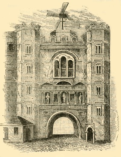 Old Newgate, c1760, c1872. alkotó: Unbekannt