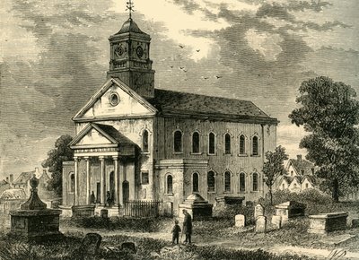 Old Newington Church 1866-ban, 1878 körül. alkotó: Unbekannt