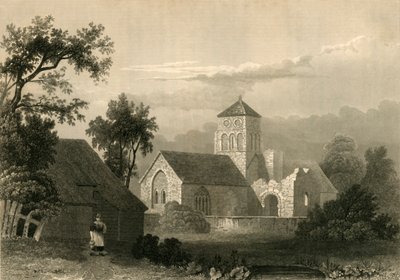 Old Shoreham templom, 1835. alkotó: Unbekannt