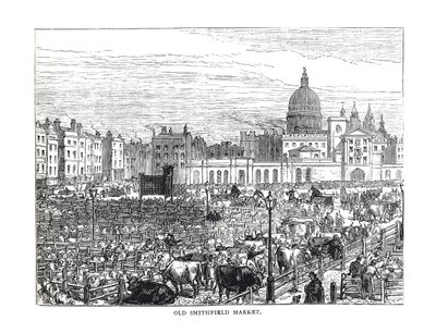 Old Smithfield Market, 1878 alkotó: Unbekannt