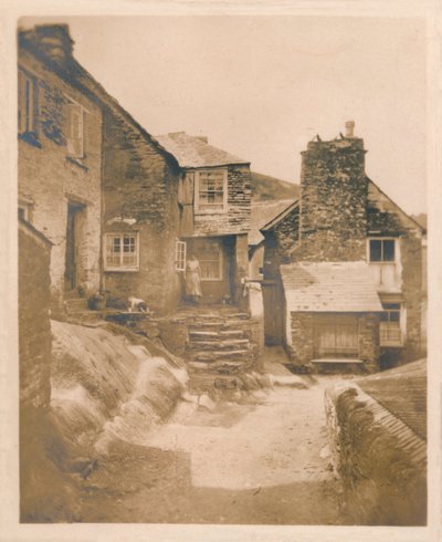 Régi csempészek háza – Polperro, 1927 alkotó: Unbekannt