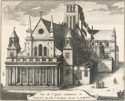 Régi Szent Pál-székesegyház, London City, 1707. század, 17. század alkotó: Unbekannt