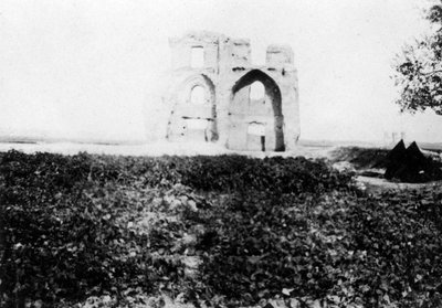 Régi rom a Tigris folyó partján, Moszul, Mezopotámia, 1918 alkotó: Unbekannt